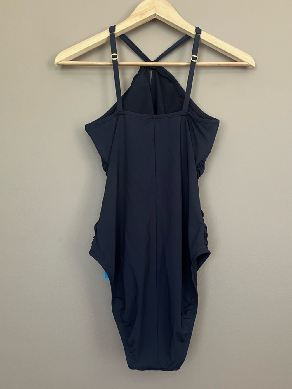 {Bleu Rod Beattie} High Neck One Piece Swimsuit in Black - Womens 4 - NWT - Picture 4 of 9